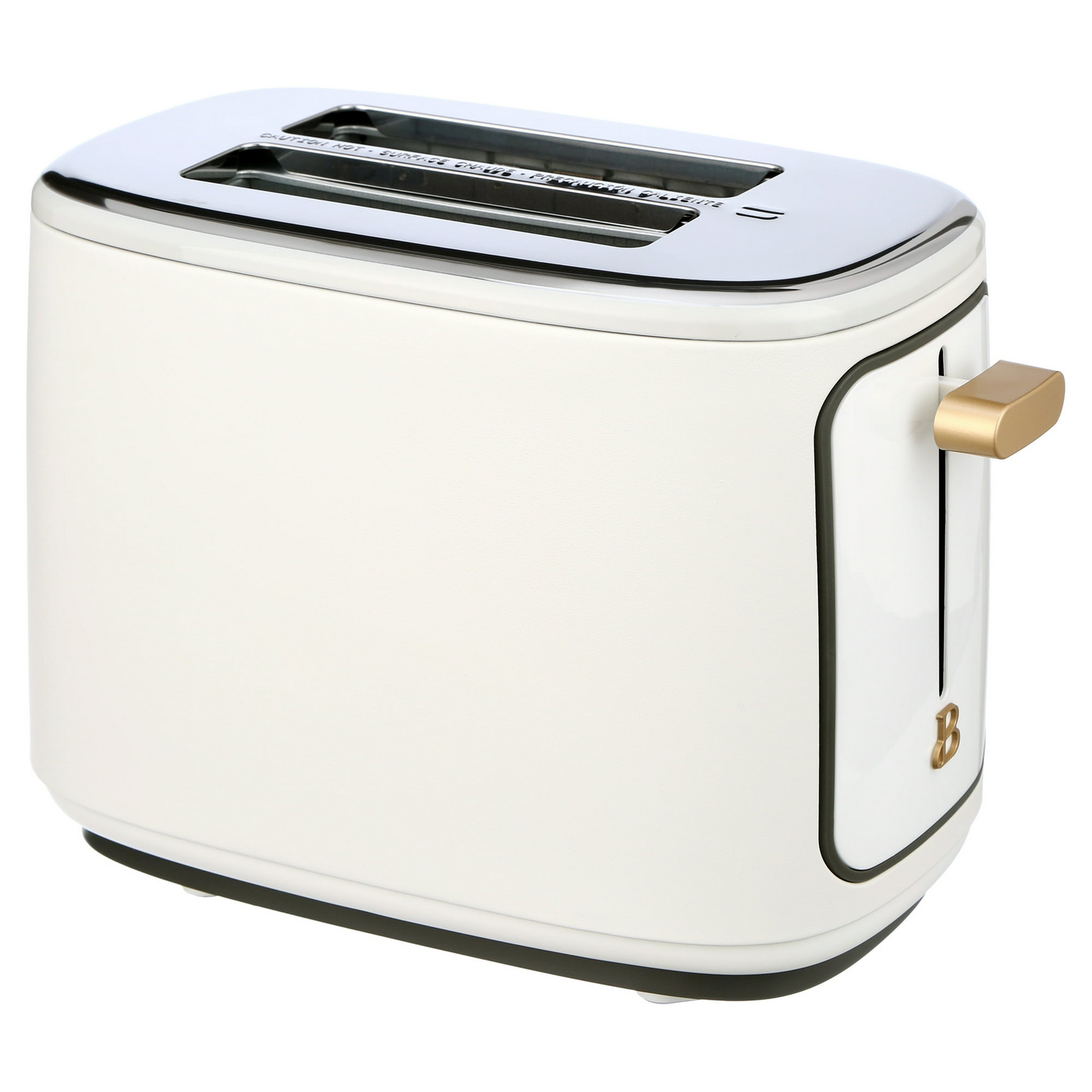 Beautiful 2 Slice Toaster with Touch-Activated Display, White Icing by Drew Barrymore