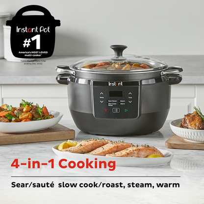 Instant Pot Superior Cooker Chef Series 7.5Qt Slow Cooker + Multifunctional Cooker