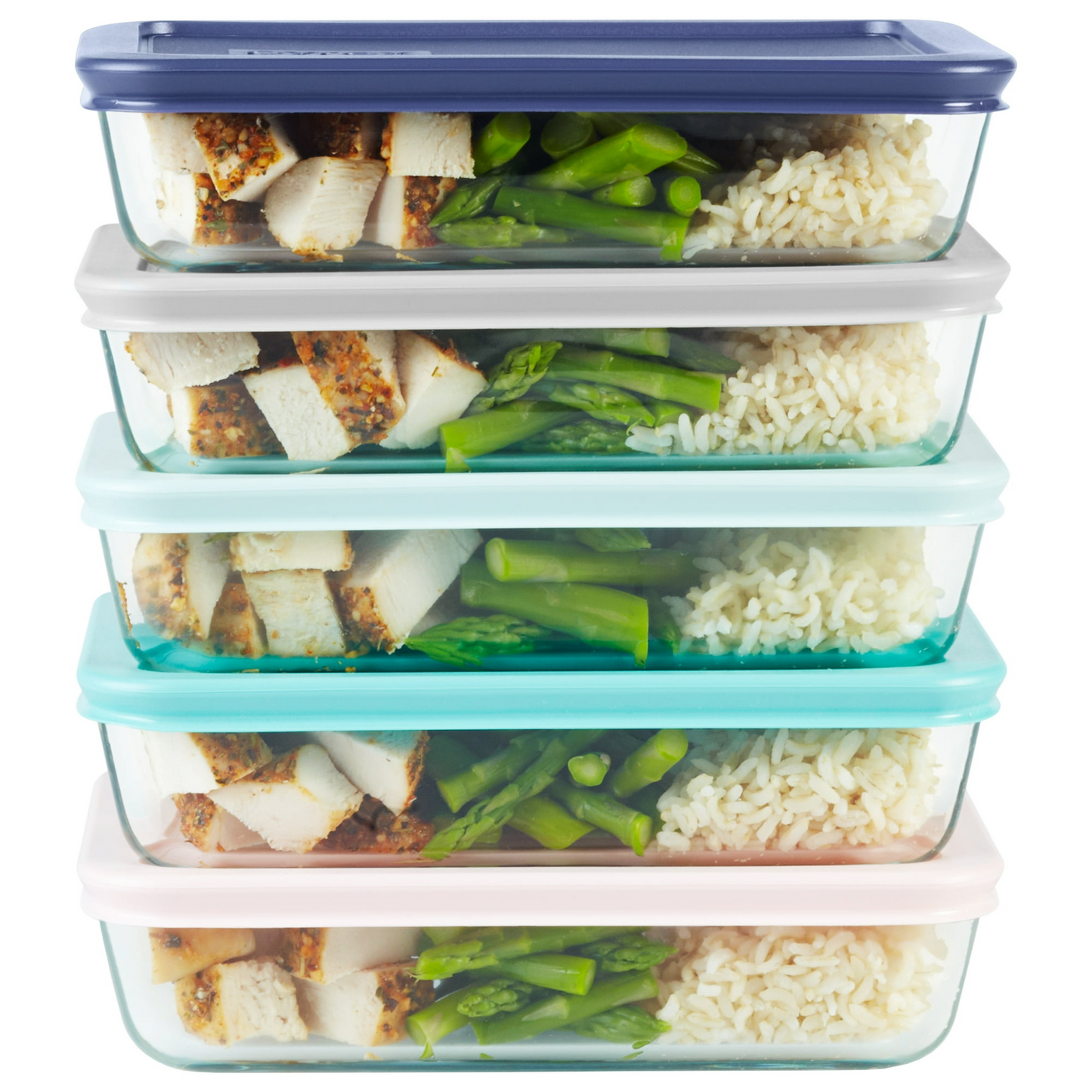 Pyrex Simply Store 10-Piece Glass Meal Prep Set