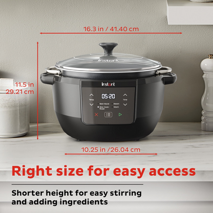 Instant Pot Superior Cooker Chef Series 7.5Qt Slow Cooker + Multifunctional Cooker